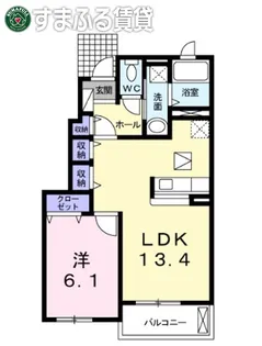 アヤソフィヤ Ⅱ【1階】の間取り
