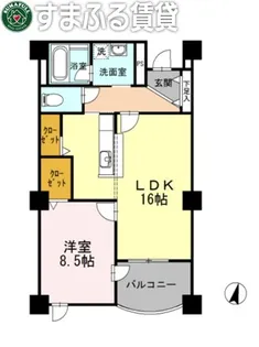 レジデンス柱【2階】の間取り