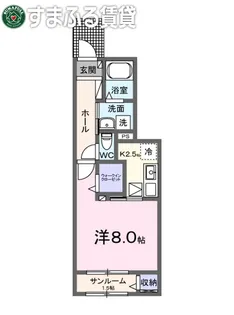 ルミエール 井竜【1階】の間取り