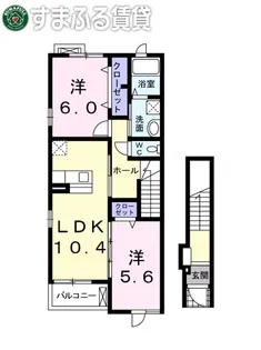 コルソ プレッソ【2階】の間取り