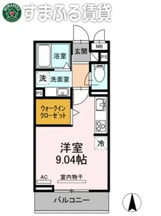 D-room井田【2階】の間取り