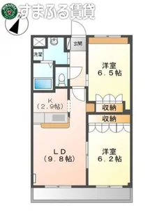 コンフォルト【202号室】の間取り