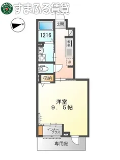 エスポアール オゾノ U 【1階】の間取り