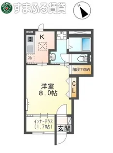 コンフォルトⅡ【101号室】の間取り
