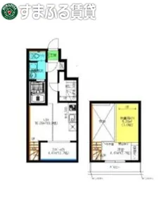 F−HEIM(エフハイム)【104号室】の間取り