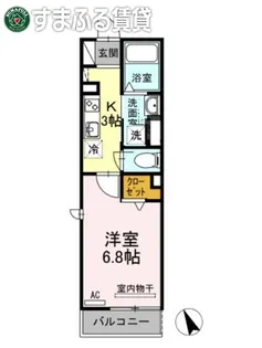 ETERNA(エテルナ)【2階】の間取り