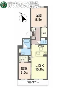 フロントマーレ【1階】の間取り