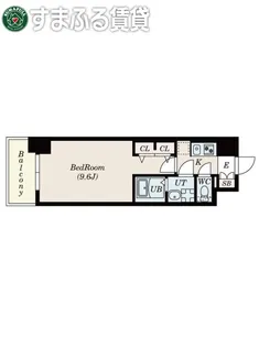S−RESIDENCE岡崎公園aureate【3階】の間取り