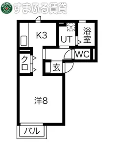 インテレクト【202号室】の間取り