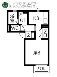 インテレクト【103号室】の間取り