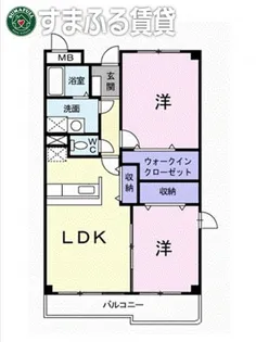 エクセランヒルズ KOTA【101号室】の間取り