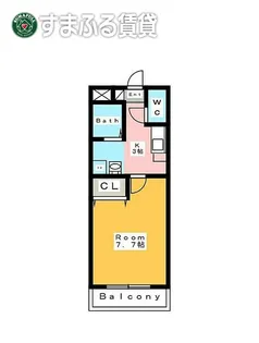 A・CITY矢作橋駅前【201号室】の間取り