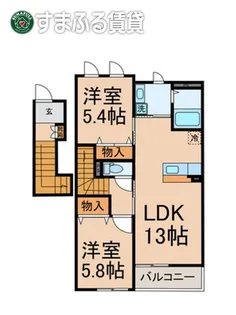 アドレシア【2階】の間取り
