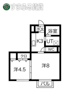 コンフォース【208号室】の間取り