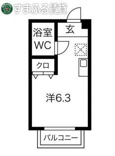 コンフォール野添【1階】の間取り