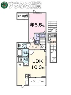 向日葵之颯Ⅱ【2階】の間取り