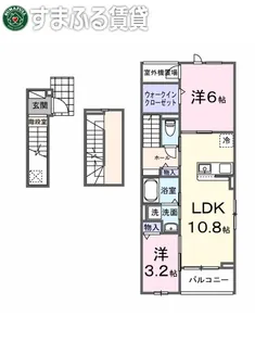 向日葵之颯Ⅱ【3階】の間取り