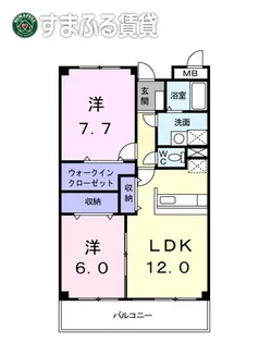 エクセランヒルズ KOTA【4階】の間取り