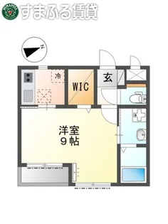 メルヴェーユⅢ【1階】の間取り
