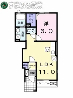 クラール・アイ【103号室】の間取り