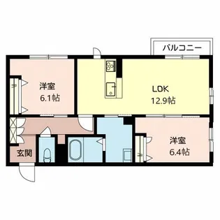 シャーメゾンM's【203号室】の間取り