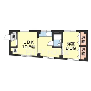 ロイヤルミント西高松【3階】の間取り