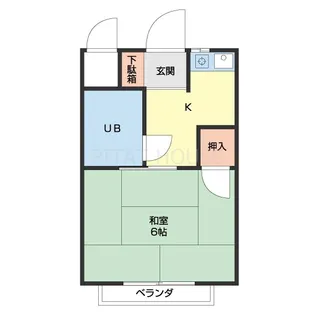 1Kの間取り画像
