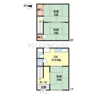 和歌山県和歌山市有家【一戸建】の間取り