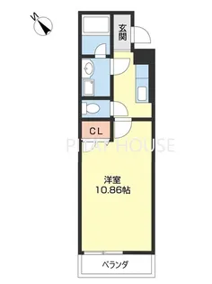 フジパレス手平【212号室】の間取り