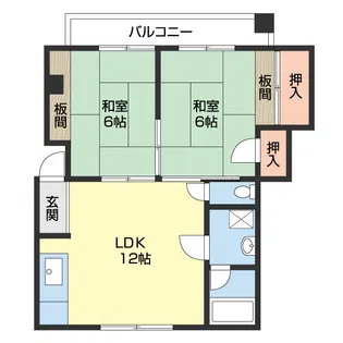宝マンション【3階】の間取り