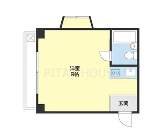 グランセオ屋形【5B号室】の間取り