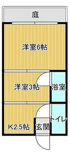 千秋荘【1階】の間取り