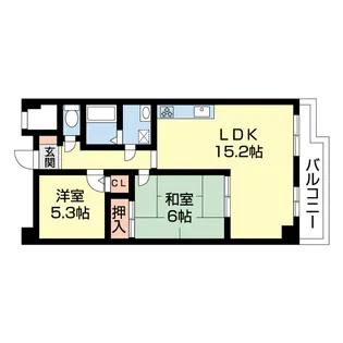 プリムローズ【3階】の間取り