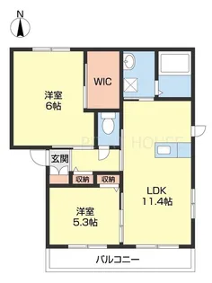 シャーメゾン太田【202号室】の間取り