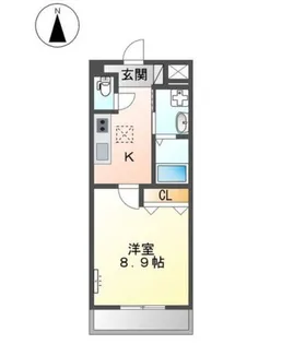 フルハウス黒田Ⅰ【305号室】の間取り