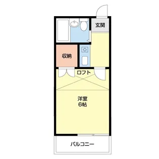 PiPiハウス打越【203号室】の間取り