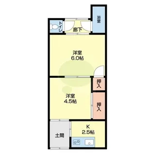 加納住宅【1号室】の間取り