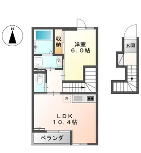 サンコート砂山【2階】の間取り