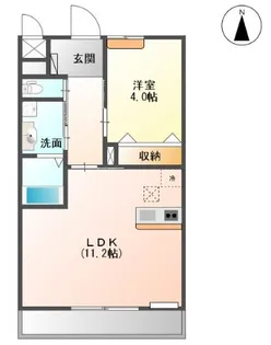 グランアセット宮前【101号室】の間取り