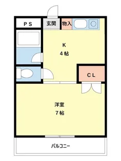 サンパレス【510号室】の間取り