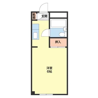 孝子ハイツ【203号室】の間取り