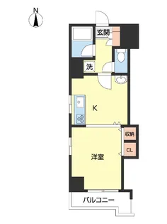 パリ・シャトー本町【901号室】の間取り