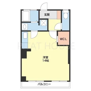 メゾンフェリス楠見中【2階】の間取り