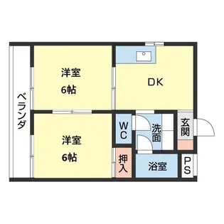 マンション本町【303号室】の間取り