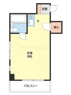 コーポホワイト旭橋【G号室】の間取り
