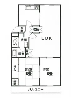 ニューハイツ光陽C棟【303号室】の間取り