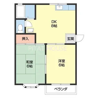 グリーンゲーブルス【1階】の間取り