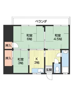 ハシムコウ【201号室】の間取り