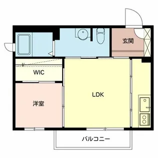 リヴェール紀三井寺【103号室】の間取り