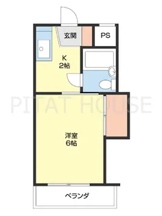 ラヴニール【405号室】の間取り